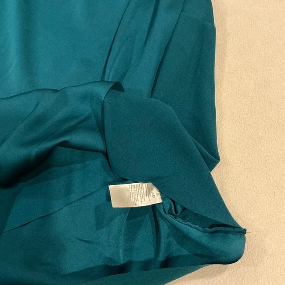 Teal Sleeveless Silk Top-Lord&Taylor Size L - Picture 2 of 7